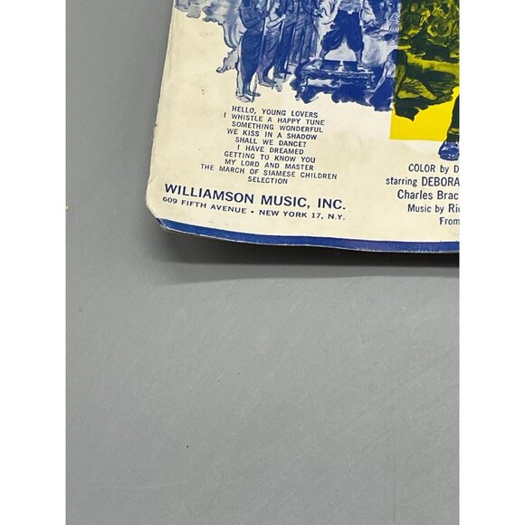 Vintage Sheet Music "I Whistle A Happy Tune" from "The King and I" Rodgers READ - Picture 3 of 9